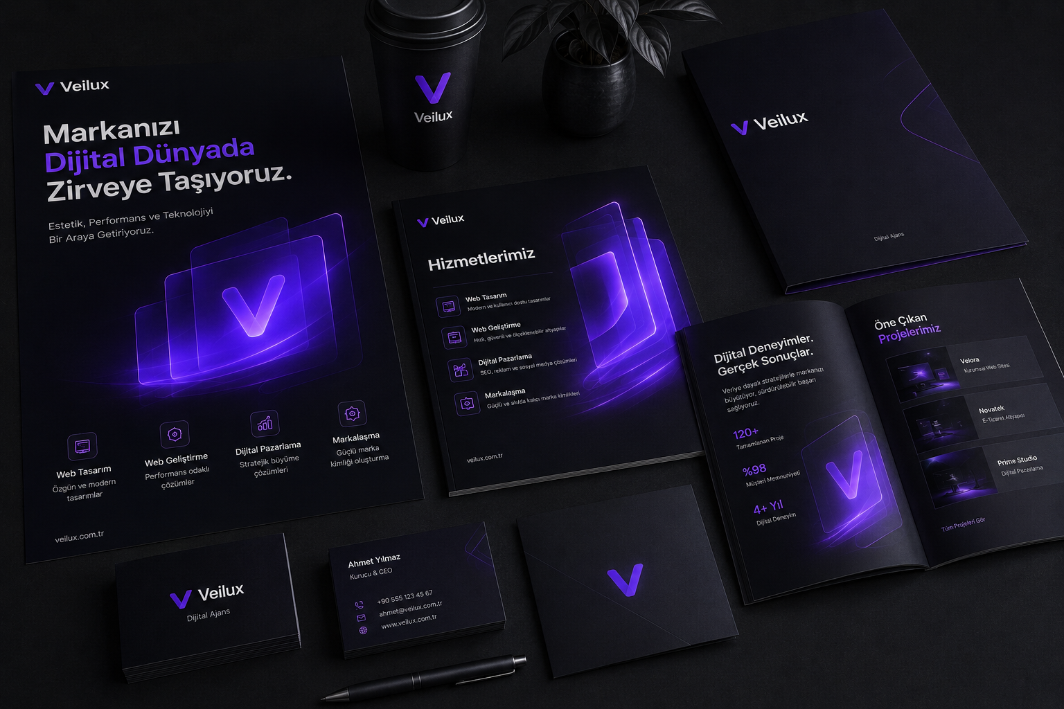 Ankara grafik tasarım mockup görseli